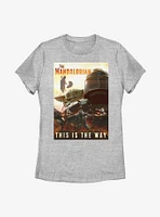 Star Wars The Mandalorian Child Way Poster Womens T-Shirt