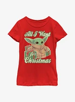 Star Wars The Mandalorian Child Christmas Baby Youth Girls T-Shirt
