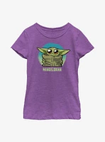 Star Wars The Mandalorian Child Cute Baby Heart Youth Girls T-Shirt
