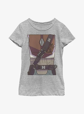 Star Wars The Mandalorian Child Drawn Costume Youth Girls T-Shirt