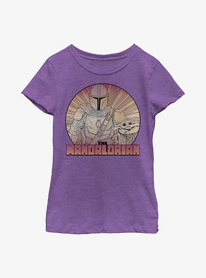 Star Wars The Mandalorian Child Inside Lines Youth Girls T-Shirt
