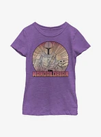 Star Wars The Mandalorian Child Inside Lines Youth Girls T-Shirt