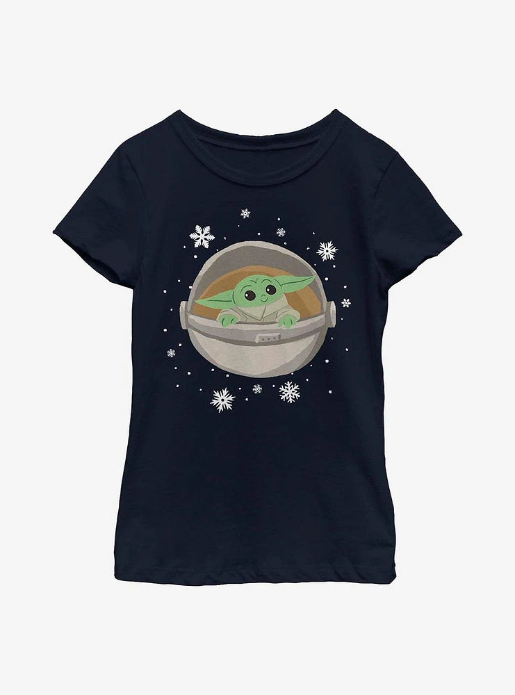 Star Wars The Mandalorian Child Cold Yoda Youth Girls T-Shirt