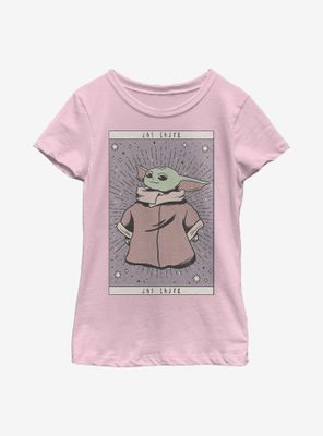 Star Wars The Mandalorian Child Tarot Youth Girls T-Shirt