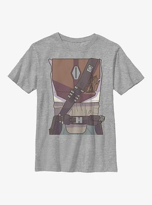 Star Wars The Mandalorian Child Drawn Costume Youth T-Shirt