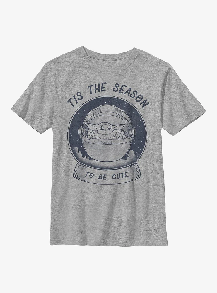 Star Wars The Mandalorian Child Snow Baby Youth T-Shirt
