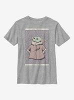 Star Wars The Mandalorian Child Tarot Youth T-Shirt
