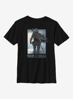 Star Wars The Mandalorian Child Poster Mando Youth T-Shirt