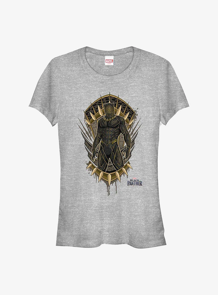 Marvel Black Panther Jaguar Crest Girls T-Shirt