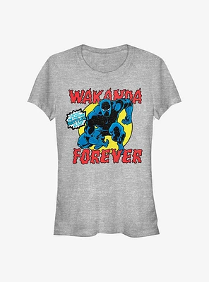 Marvel Black Panther Battles Girls T-Shirt