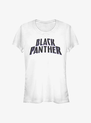 Marvel Black Panther Text Logo Girls T-Shirt