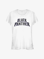 Marvel Black Panther Text Logo Girls T-Shirt