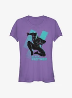 Marvel Black Panther Stripes Girls T-Shirt