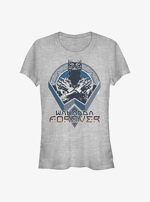 Marvel Black Panther Wakanda Shield Girls T-Shirt