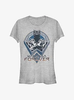 Marvel Black Panther Wakanda Shield Girls T-Shirt