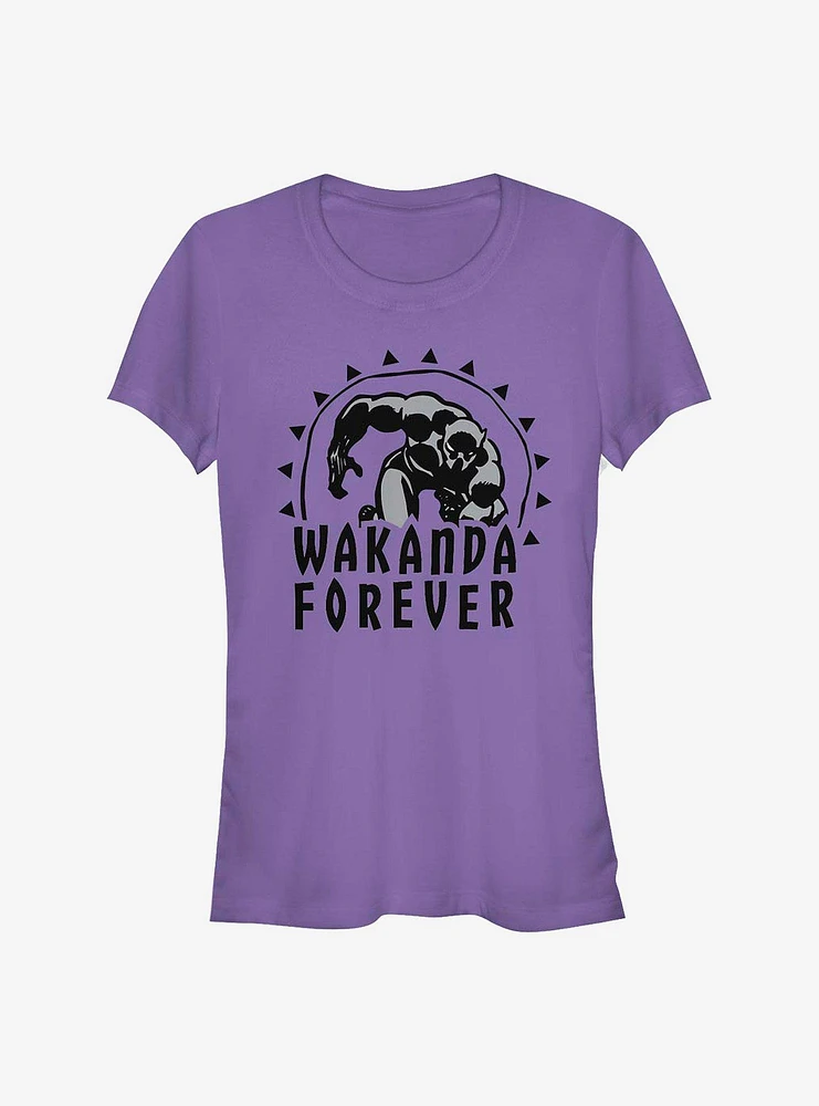 Marvel Black Panther Wakanda Sun Girls T-Shirt