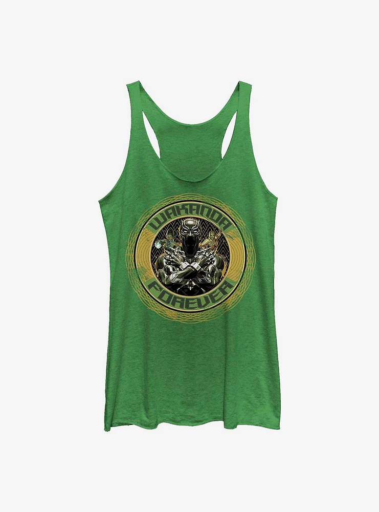 Marvel Black Panther Wakanda Emblem Girls Tank