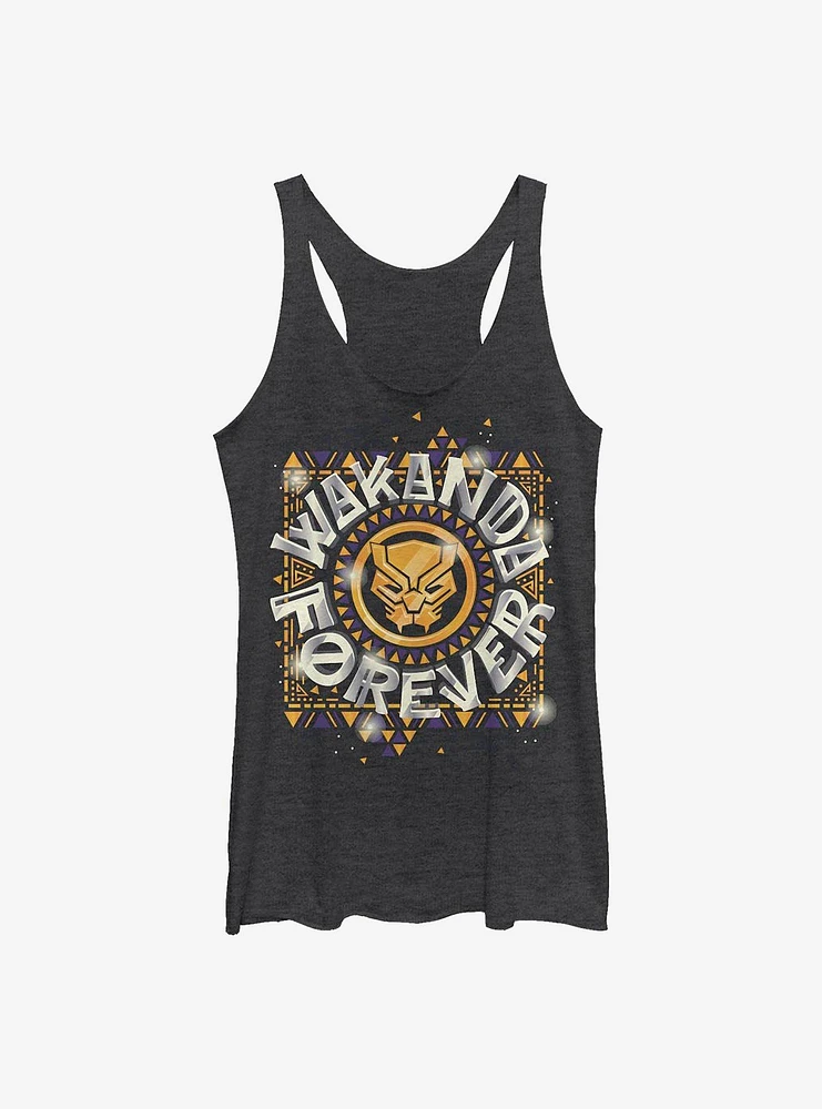 Marvel Black Panther Wakanda Sparkle Girls Tank