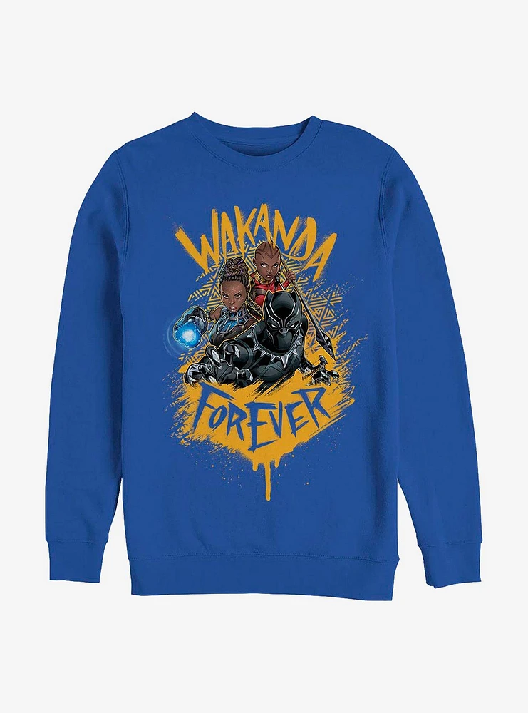 Marvel Black Panther Trinity Crew Sweatshirt