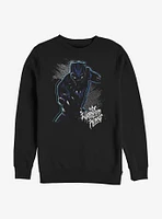 Marvel Black Panther Warrior King Crew Sweatshirt