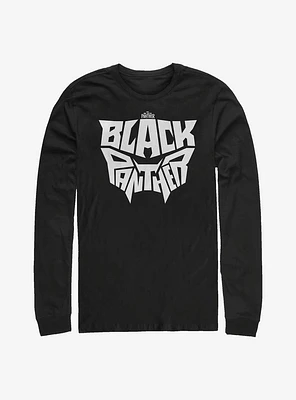 Marvel Black Panther Bold Logo Long-Sleeve T-Shirt