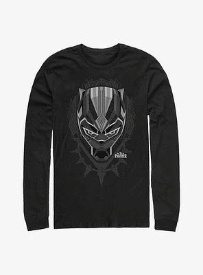 Marvel Black Panther Plaque Long-Sleeve T-Shirt