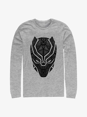 Marvel Black Panther Mask Long-Sleeve T-Shirt