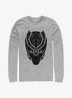 Marvel Black Panther Mask Long-Sleeve T-Shirt