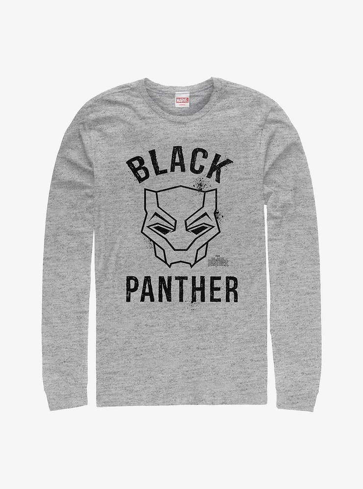 Marvel Black Panther Outline Long-Sleeve T-Shirt