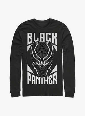 Marvel Black Panther Stamp Long-Sleeve T-Shirt