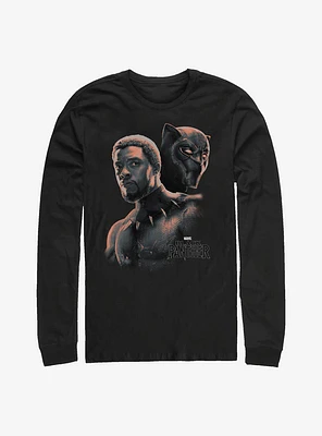 Marvel Black Panther T'Challa Unmasked Long-Sleeve T-Shirt