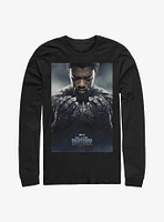 Marvel Black Panther T'Challa Poster Long-Sleeve T-Shirt