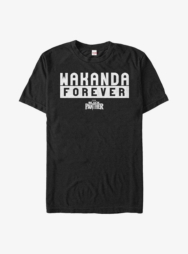 Marvel Black Panther Wakanda ForEver Mens T-Shirt