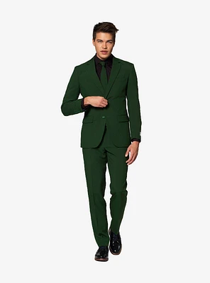 Opposuits Men's Glorious Green Solid Color Suit