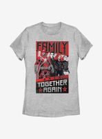 Marvel Black Widow Together Again Womens T-Shirt