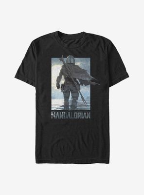 Sta Wars The Mandalorian Poster Mando T-Shirt