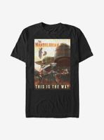 Sta Wars The Mandalorian Way Poster T-Shirt