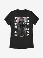 Sta Wars The Mandalorian Blaster Battle Womens T-Shirt