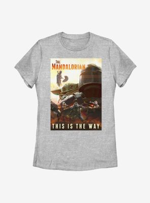 Sta Wars The Mandalorian Way Poster Womens T-Shirt