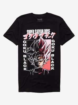 Dragon Ball Super Saiyan Rose Goku Black T-Shirt