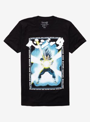 Dragon Ball Super SSGSS Vegeta Evolution T-Shirt