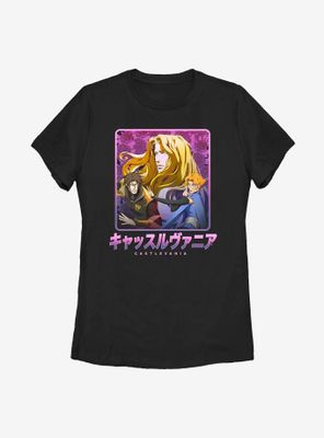 Castlevania Japanese Text Womens T-Shirt