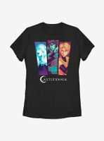 Castlevania Panel Pop Womens T-Shirt