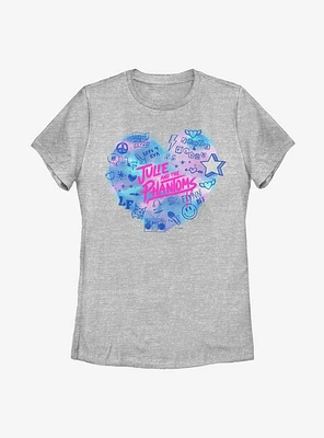 Julie And The Phantoms Heart Icons Womens T-Shirt
