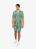 Suitmeister Men's Retro Blue 90's Icons Summer Suit