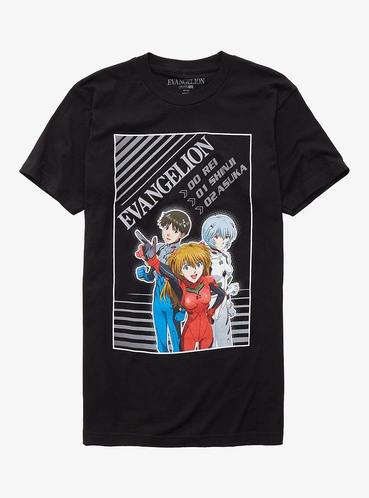 Neon Genesis Evangelion Pilots T-Shirt