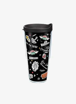 Friends Collage 24oz Classic Tumbler With Lid