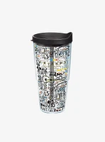 Friends Pattern 24oz Classic Tumbler With Lid