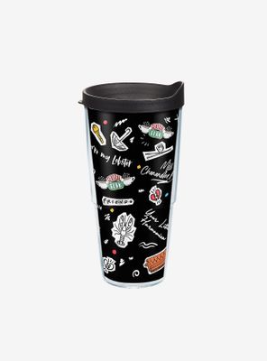 Friends Collage 24oz Classic Tumbler With Lid
