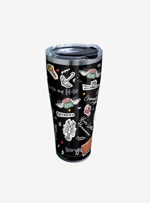 Friends Collage 30oz Stainless Steel Tumbler With Lid